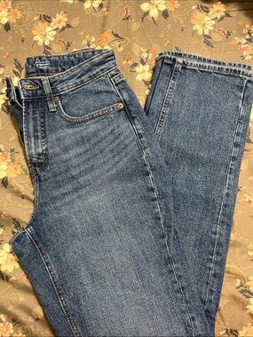 Old Navy Extra High Rise Straight Leg Jeans